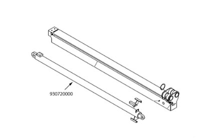 Picture of Miller Boom Extend Cylinder Vulcan V-60 V-70 V-90 and V-100 HD Wreckers