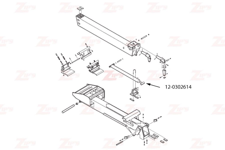 Picture of Miller Boom Extend Cylinder Century 4024