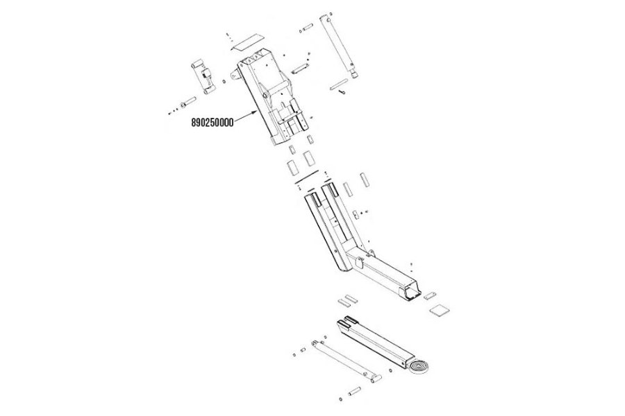 Picture of Miller Tilt Column Weldment Vulcan 880 / 890