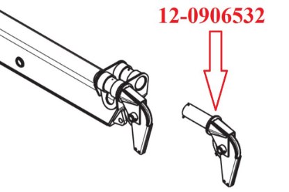 Picture of Swivel Boom Assembly Century 1140 1130 5030T35 and 7035 Either Side