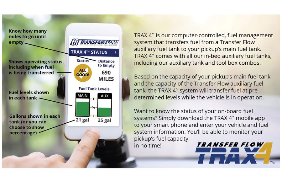 Picture of Transfer Flows 75 Gallon In-Bed Auxiliary Fuel Tank System -TRAX4 (Dodge/Ram,
Ford, Gm/Chevy)