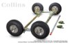 Picture of Collins Hi-Speed Dolly HERO Zinc Plated Steel Cross Rails & Aluminum Diamond Cut Wheel