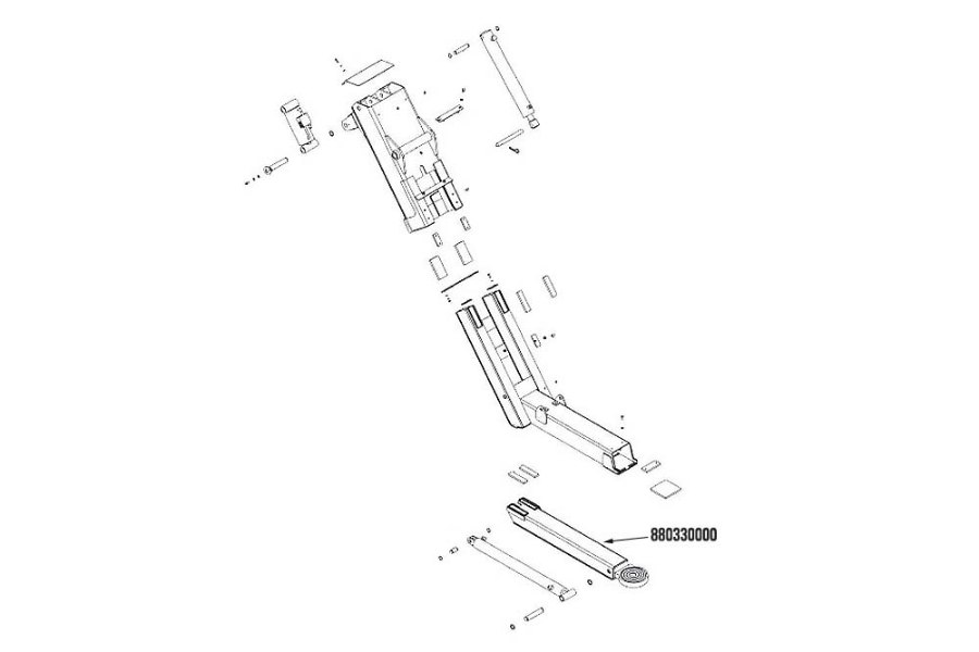 Picture of Miller Inner Stinger Weldment Vulcan 880 / 890 and Modular 880 / 890