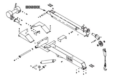 Picture of Miller Boom Extend Cylinder Vulcan 880 / 890 / 806 / 807