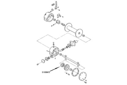 Picture of Miller Hub 4 Ton Hydraulic Winch