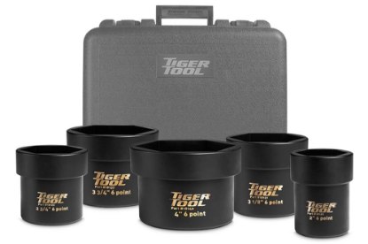 Picture of Tiger Tool 6 Point Axle Nut Socket Set