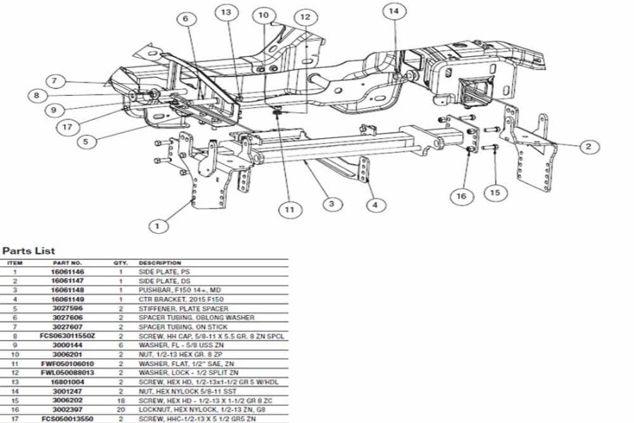 Picture of SnowDogg MD/MDII and VMD/VMDII Series Mount Ford F150 2015-2020