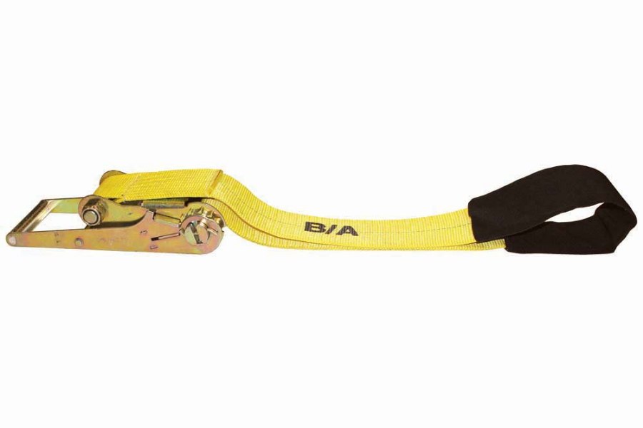 Picture of B/A Products Underlift Tie Downs w/ Long Handle Ratchet and Protective Sleeve Heavy Duty 4"