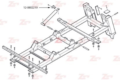 Picture of Miller Boom Lift Upper Cylinder Pin Century and Challenger HD Wreckers