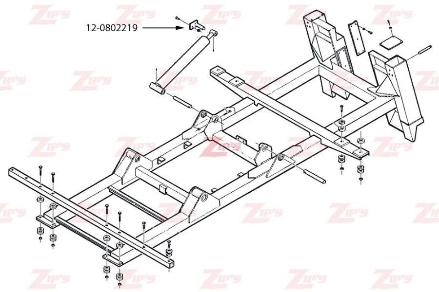 Picture of Miller Boom Lift Upper Cylinder Pin Century and Challenger HD Wreckers