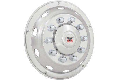 Picture of Phoenix Stainless Steel Replacement Front Quick Cover Wheel Liner 22.5" 10 Lug 10HH