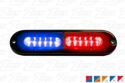 Picture of Whelen Ion T-Series Split Color Super-LED Lighthead with Smoked Lens