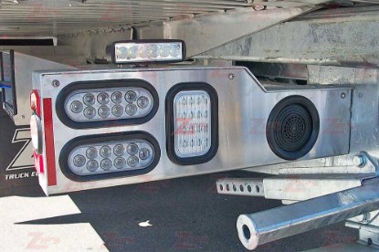 Picture of Miller Tail Light Face Plate Horizontal Lights Horizontal Lights Left LCG Gen II Series