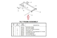 Picture of Century Bed Pivot Pin 38" x 1.5" Century / Vulcan 15 Series