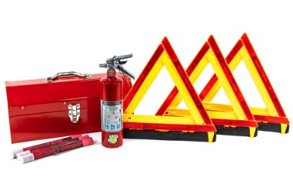 Picture of Cortina 8 Piece Roadside Emergency Kit