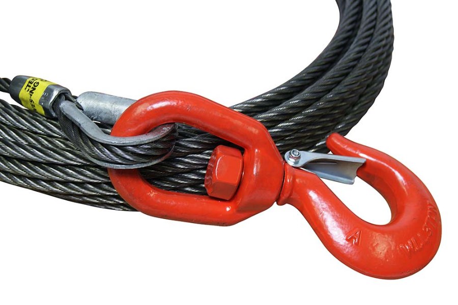 Picture of All-Grip Fiber Core Winch Cable with Swivel Hook