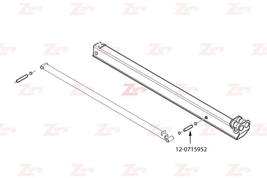 Picture of Miller Boom Extend Cylinder Rear Pin Century and Challenger HD Wreckers