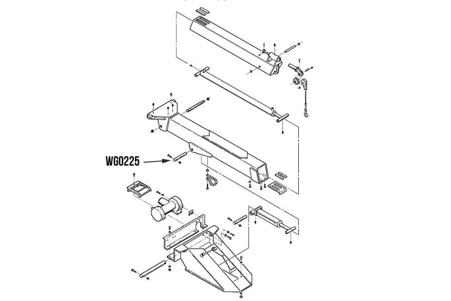 Picture of Miller Rod End Boom Lift Cylinder Pin Challenger 4700 and 4800