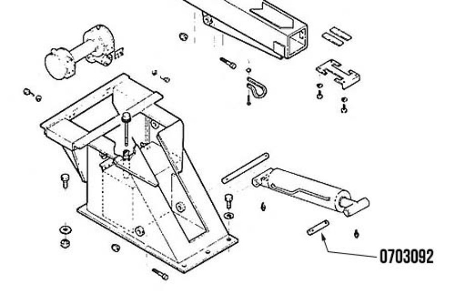 Picture of Miller Boom Lift Cylinder Pin Century Formula 6500