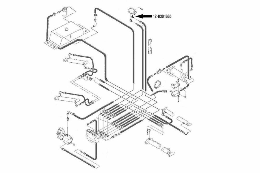 Picture of Miller Elbow Fitting 3/8" x 1/2" 90 degree