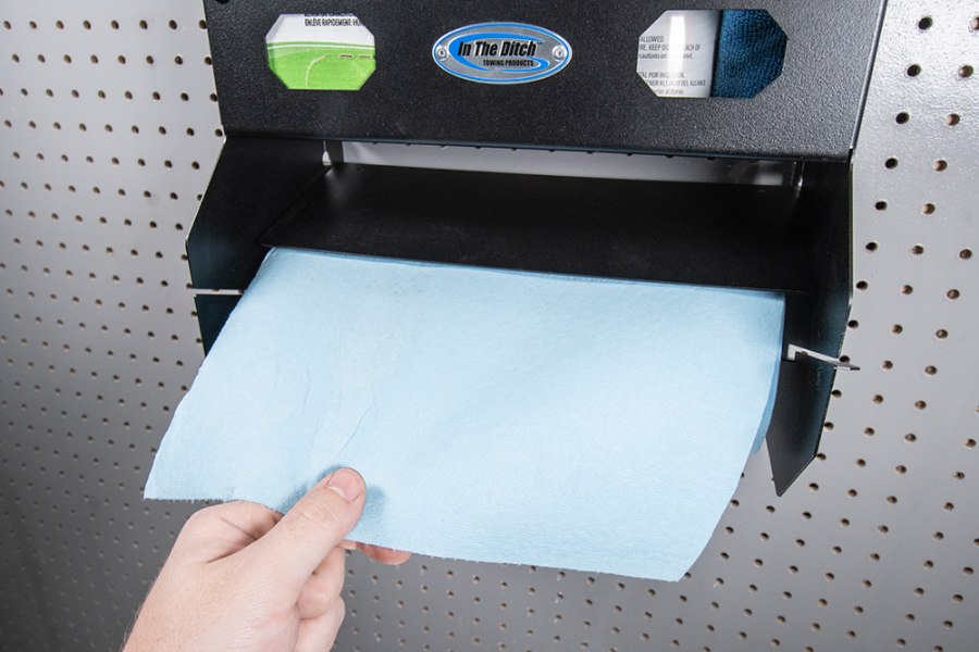 Picture of In The Ditch Paper Towel Rack with Shelf