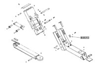 Picture of Miller Wheel Lift Hose Clamp Plate Vulcan 880/ 890 and 896/ 897