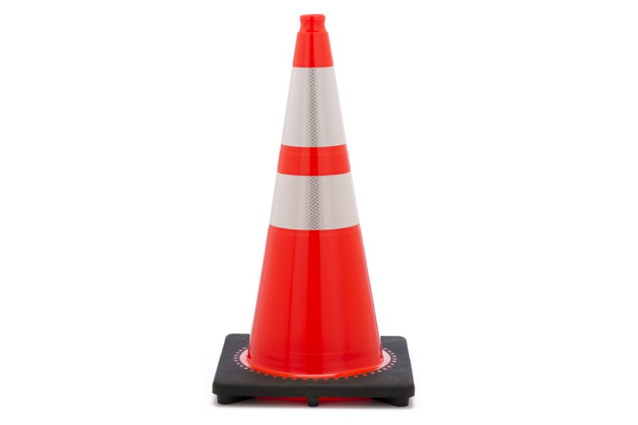 Picture of TAPCO 28" Orange Reflective Heavy Base Cone