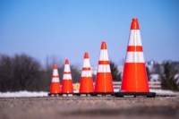 Picture of TAPCO 28" Orange Reflective Heavy Base Cone