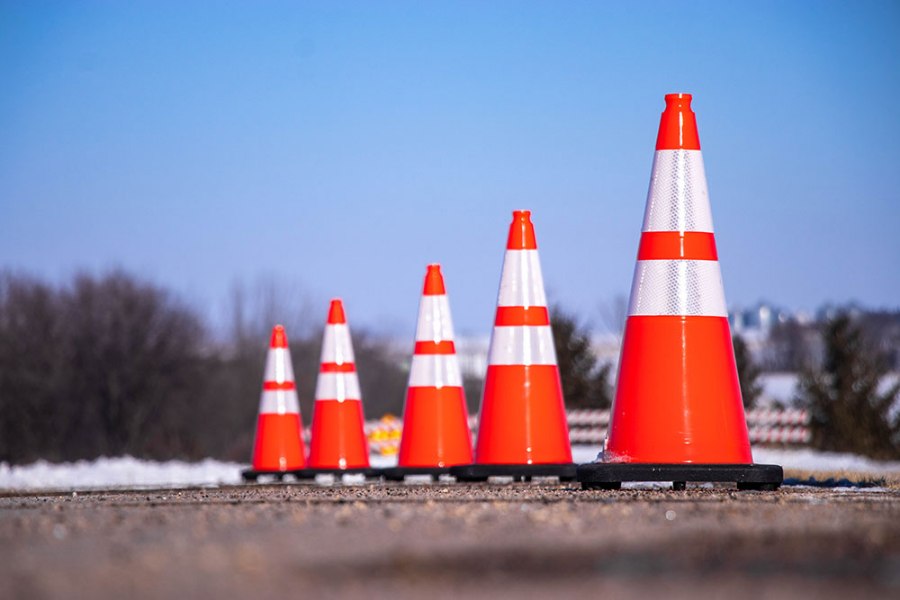 Picture of TAPCO 28" Orange Reflective Heavy Base Cone