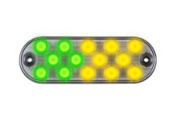Picture of Maxxima Oval Surface Mount Warning Light 14 LED