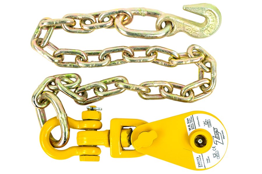 Picture of Zip's Snatch Block with Chain and Grab Hook