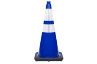 Picture of JBC Revolution Series Colored Reflective Traffic Cone-Dual Reflective Strip
