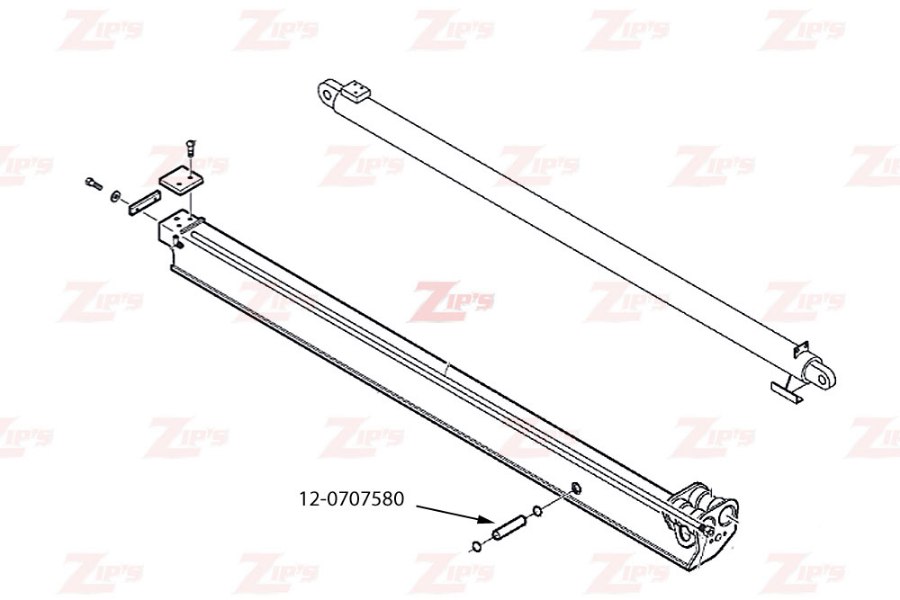 Picture of Miller Boom Extend Cylinder Rear Pin Century and Challenger HD Wreckers