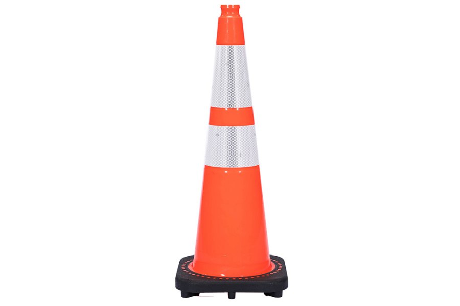 Picture of JBC Revolution Series Orange Slim Body Reflective Recessed Traffic Cone