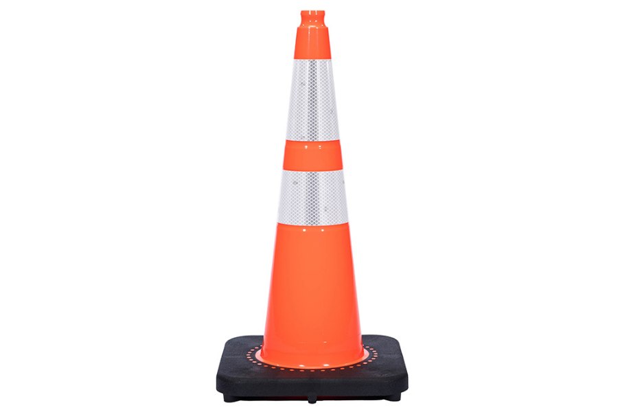 Picture of JBC Revolution Series Orange Slim Body Reflective Recessed Traffic Cone