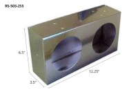 Picture of Race Sport 4in Round Steel Light Box w/ Knockouts