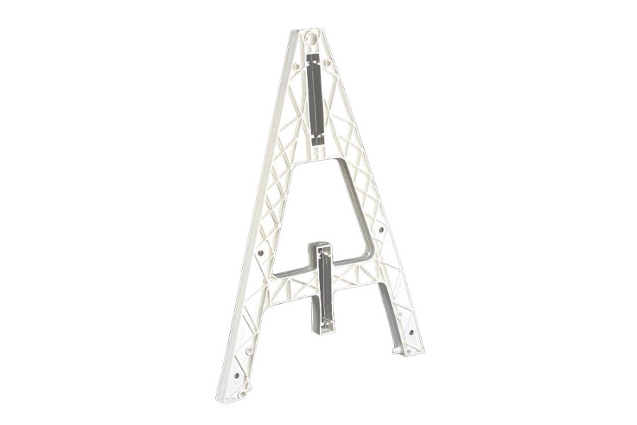 Picture of Cortina 2 Board White A-Frame Barricade Leg