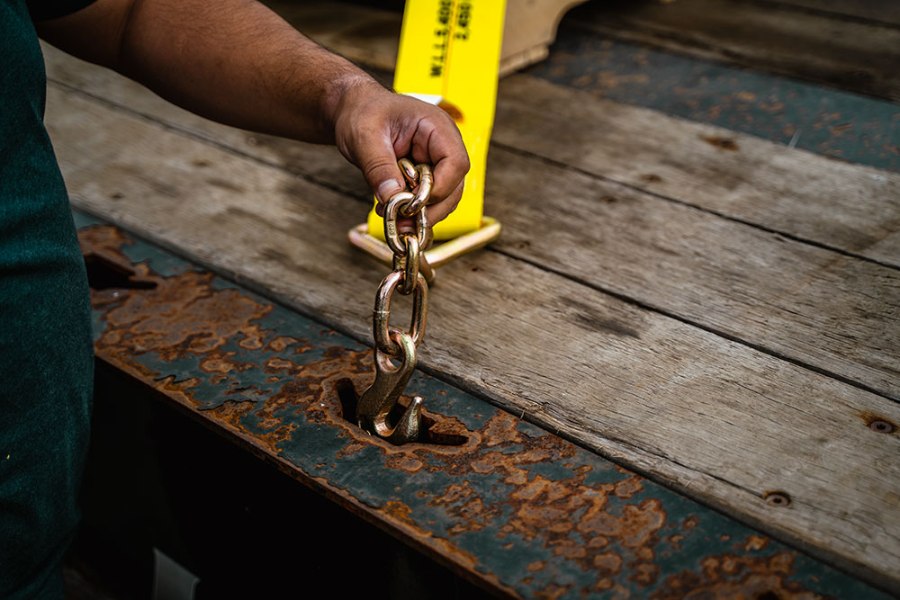 Picture of Zip's 4" Winch Straps with Chain and Grab Hook