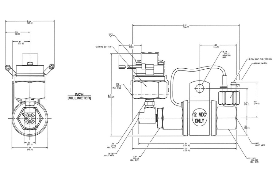 Picture of Mico Electric Brake Fluid Activated Brake Lock