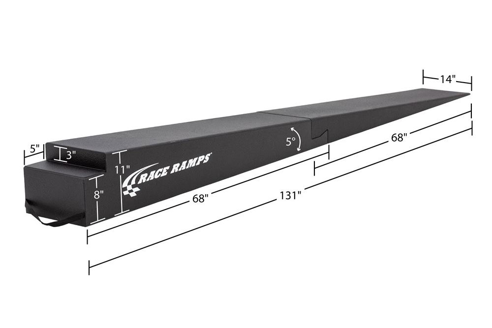 131"L x 14"W x 11"H (2 Piece)