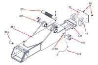 Picture of Zacklift Double Extend Cylinder 3" x 30" x 46"