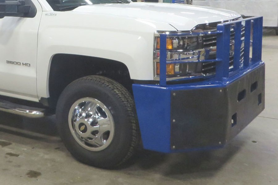 Picture of Diversified Extended Profile Push Bumper With Grille Guard Chevy Silverado 3500HD / 2500HD
2015-2019.