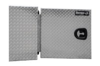 Picture of Buyers Diamond Tread Aluminum Straight Side Tunnel Truck Toolbox W/Shelf