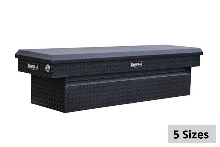Picture of Buyers Matte Black Diamond Tread Aluminum Truck Toolbox