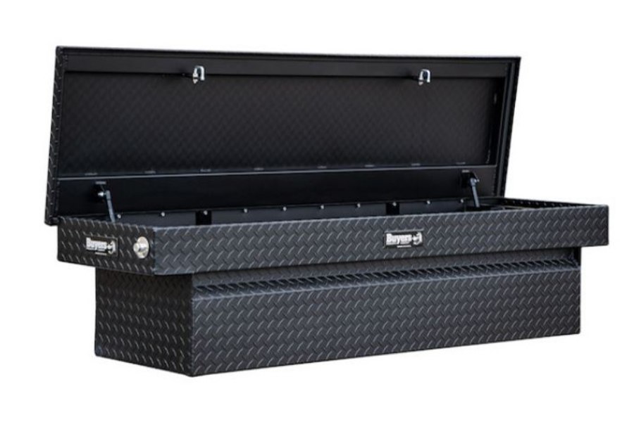 Picture of Buyers Matte Black Diamond Tread Aluminum Truck Toolbox