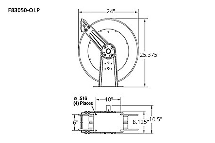 Picture of Reelcraft F80000 Series Fuel Hose Reels