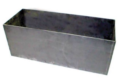 Picture of Zip's Built Stainless Steel Open Top Box w/ Mesh Bottom