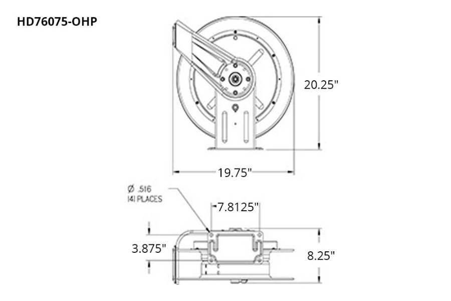 Picture of Reelcraft HD70000 Series Grease Reels