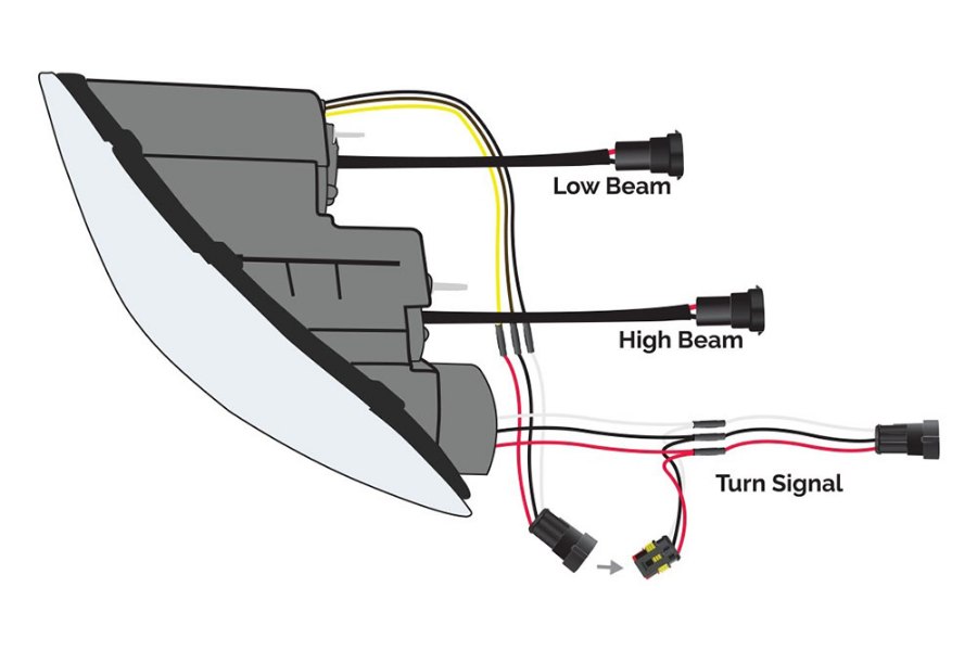 Picture of Trux Freightliner Cascadia LED Projector Headlight Assembly