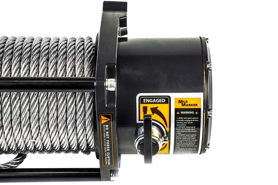 Picture of Mile Marker SEC12 12,000 lb Waterproof 24V Electric Winch